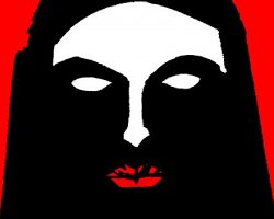 Una imagen del póster de A girl walks home alone at night