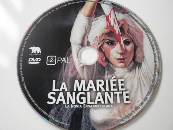 Digipack La novia ensangrentada de Artus Films
