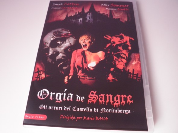 Orgía de sangre, dvd de Regia Films
