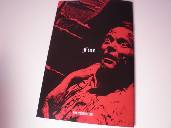 Orgía de sangre, dvd de Regia Films