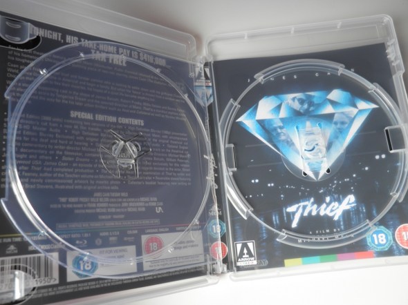 Thief (Ladrón), de Michael Mann, Blu-ray por Arrow Films