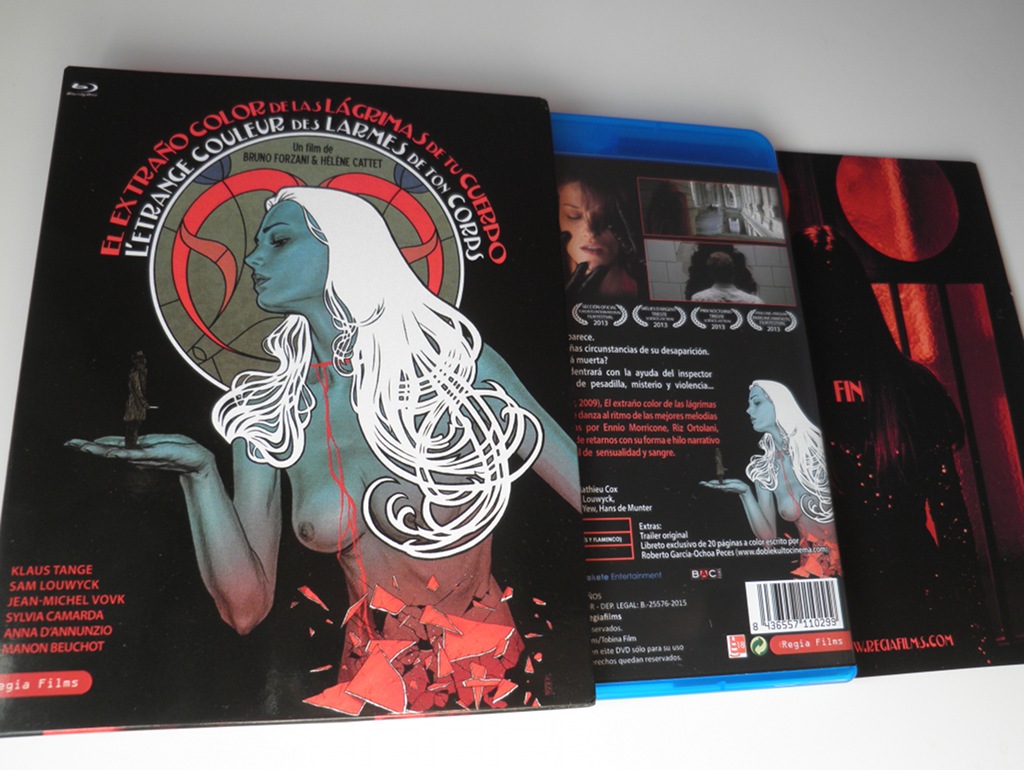 L'etrange couleur des larmes de ton corps Blu-ray contenido caja