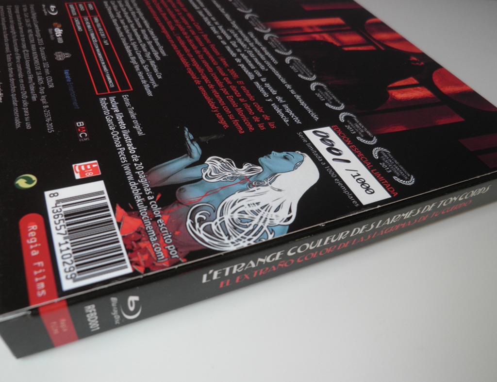 L'etrange couleur des larmes de ton corps Blu-ray lateral caja