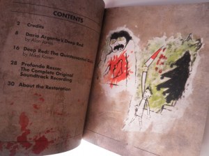 Deep Red Arrow Films Limited Edition libreto interior