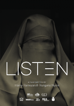 Póster del cortometraje Listen, de Rungano Nyoni
