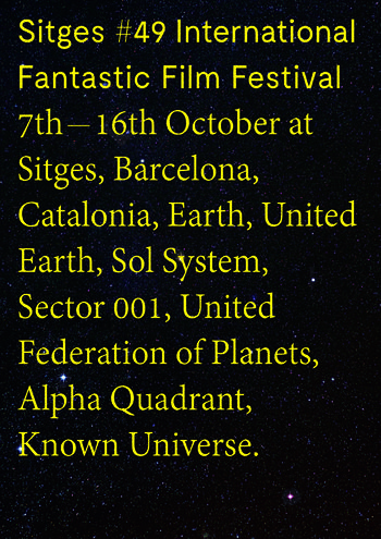 Imagen promocional de la 49 edición del festival de Sitges