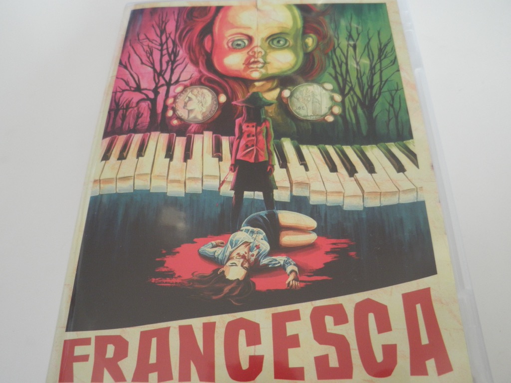 Detalle de la portada del DVD de Francesca, de Luciano Onetti