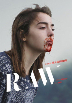 Poster de Grave (Crudo), dirigida por Julia Ducournau