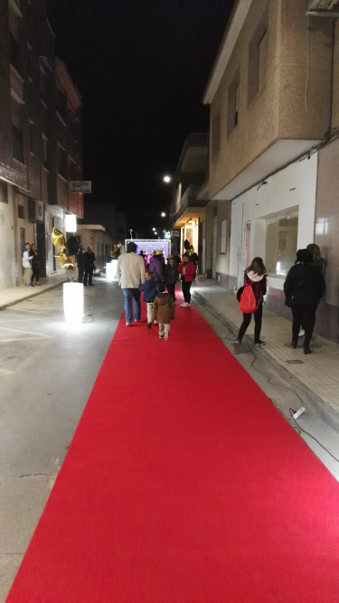 Alfombra roja en la gala de Cortopilar