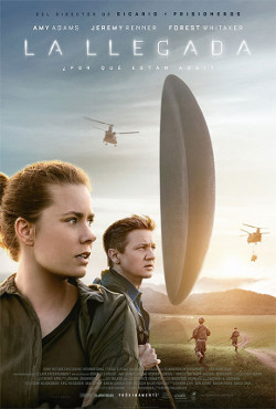 Cartel español de La llegada (Arrival), de Denis Villeneuve