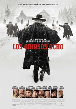 Cartel español de Los odiosos ocho (The Hateful Eight), de Quentin Tarantino