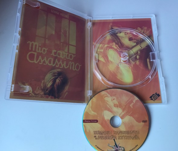 Interior del dvd de Sumario sangriento de la pequeña Estefanía