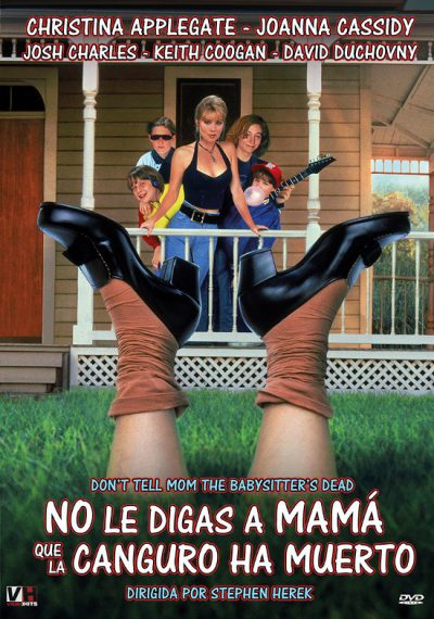 Portada del DVD de No le digas a mamá que la canguro ha muerto, editado por Regia Films