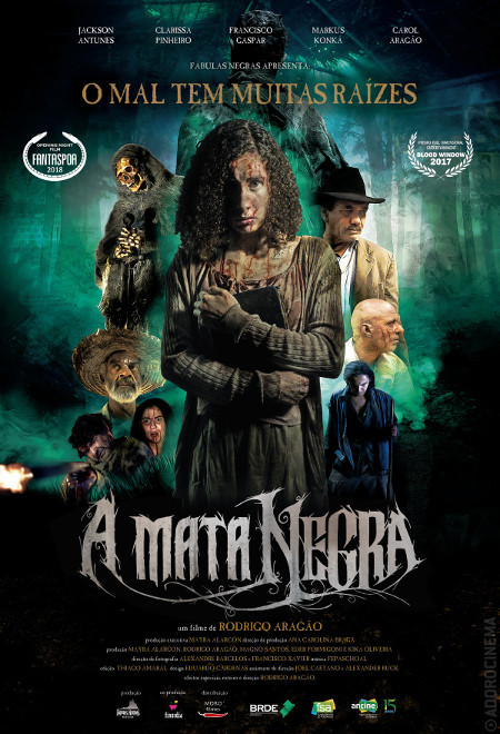 Poster de A mata negra, de Rodrigo Aragão