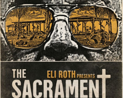 Un extracto del cartel alternativo de la película The Sacrament, dirigida por Ti West