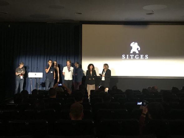 Talal Selhami presentando Achoura en Sitges 2019