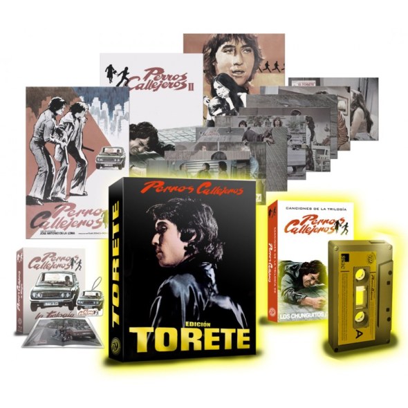 Contenido de la edición Torete, de la trilogía Perros callejeros en Blu-ray