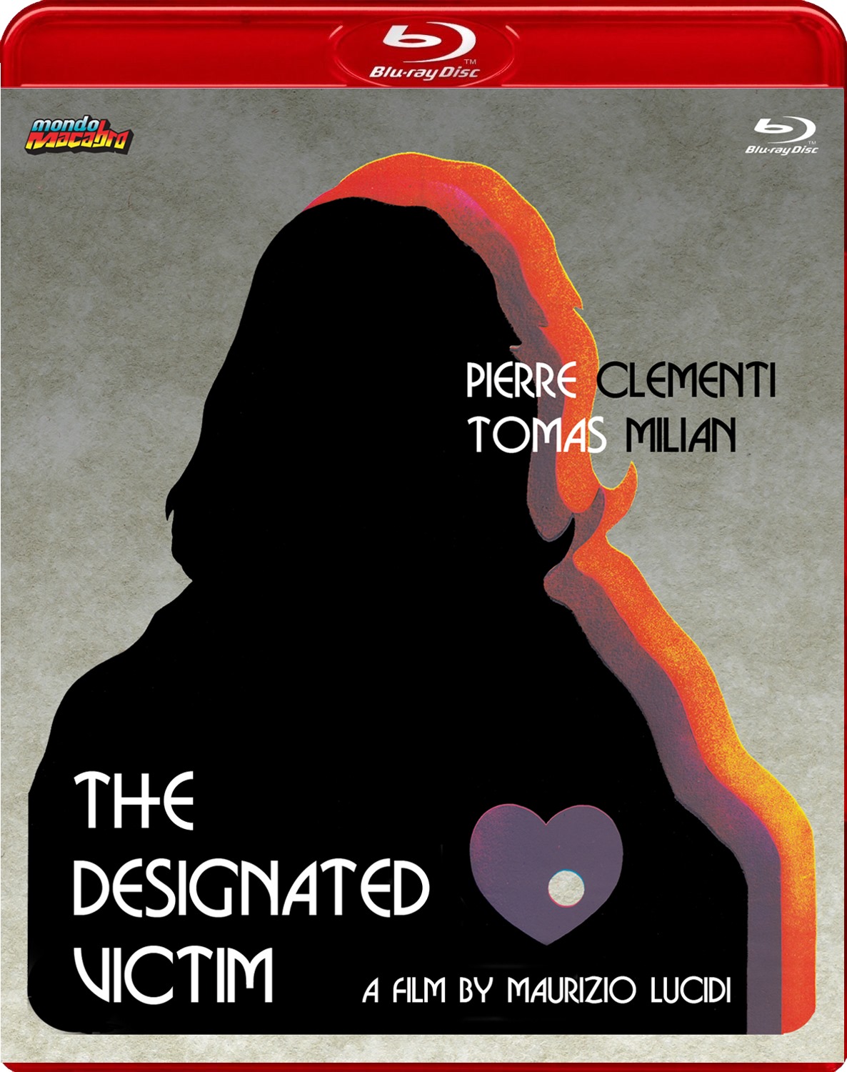 Portada alternativa del Blu-ray de Mondo Macabro de La víctima designada, dirigido por Maurizio Lucidi