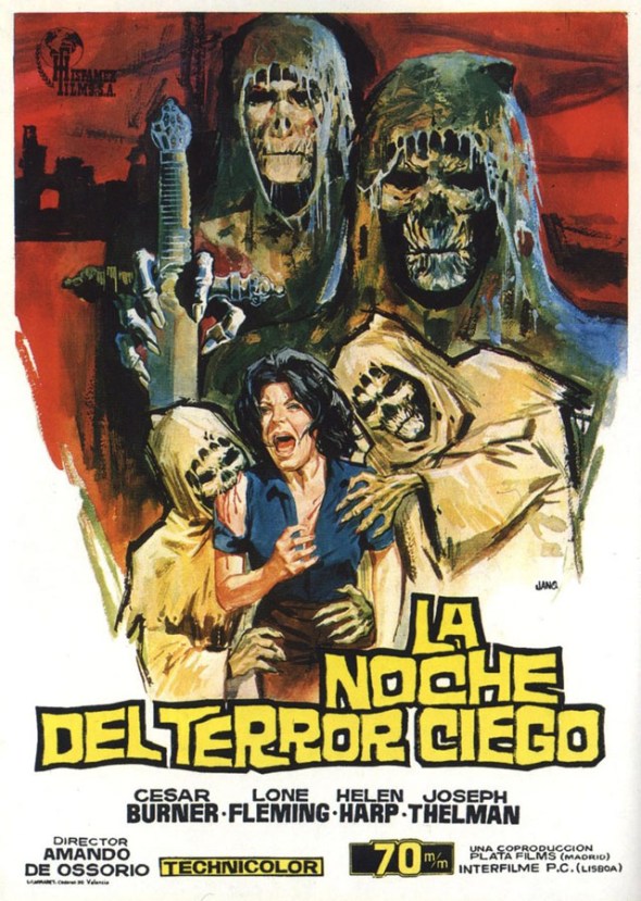 Póster de La noche del terror ciego