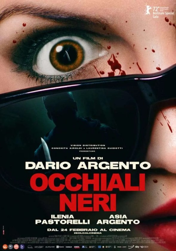 Póster de Occhiali neri, dirigida por Dario Argento
