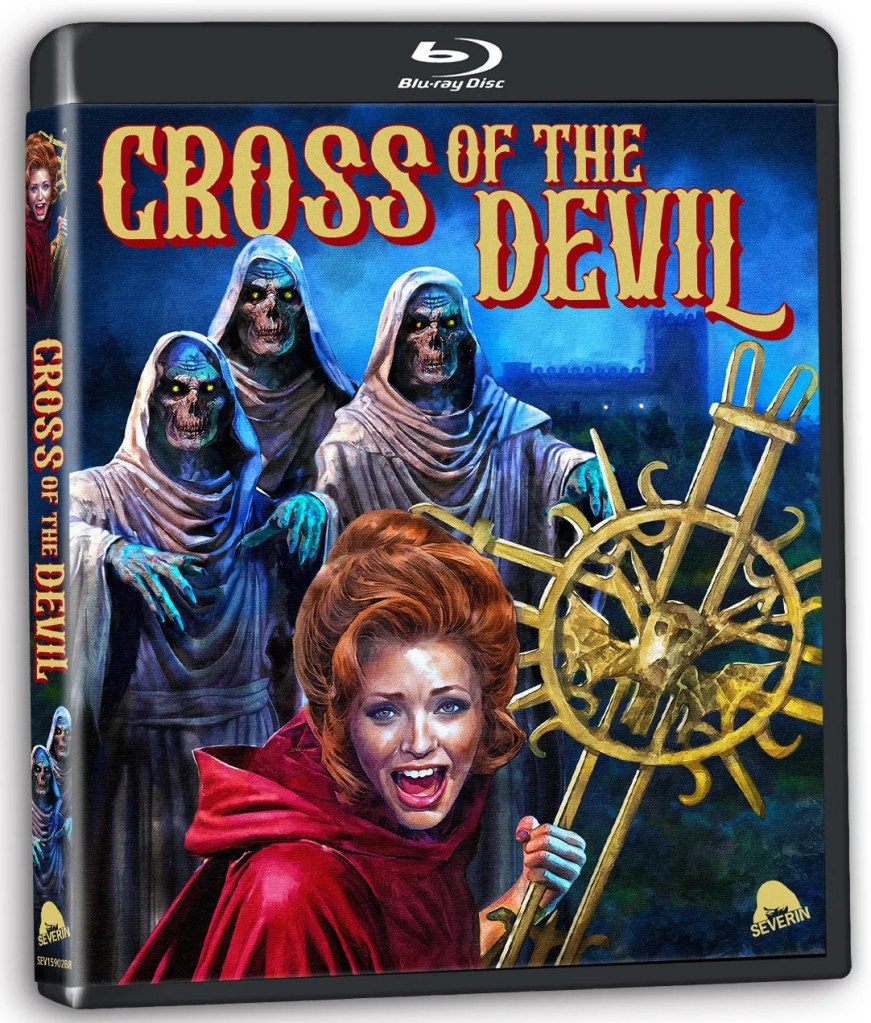 Póster de La cruz del diablo, dirigida por John Gilling