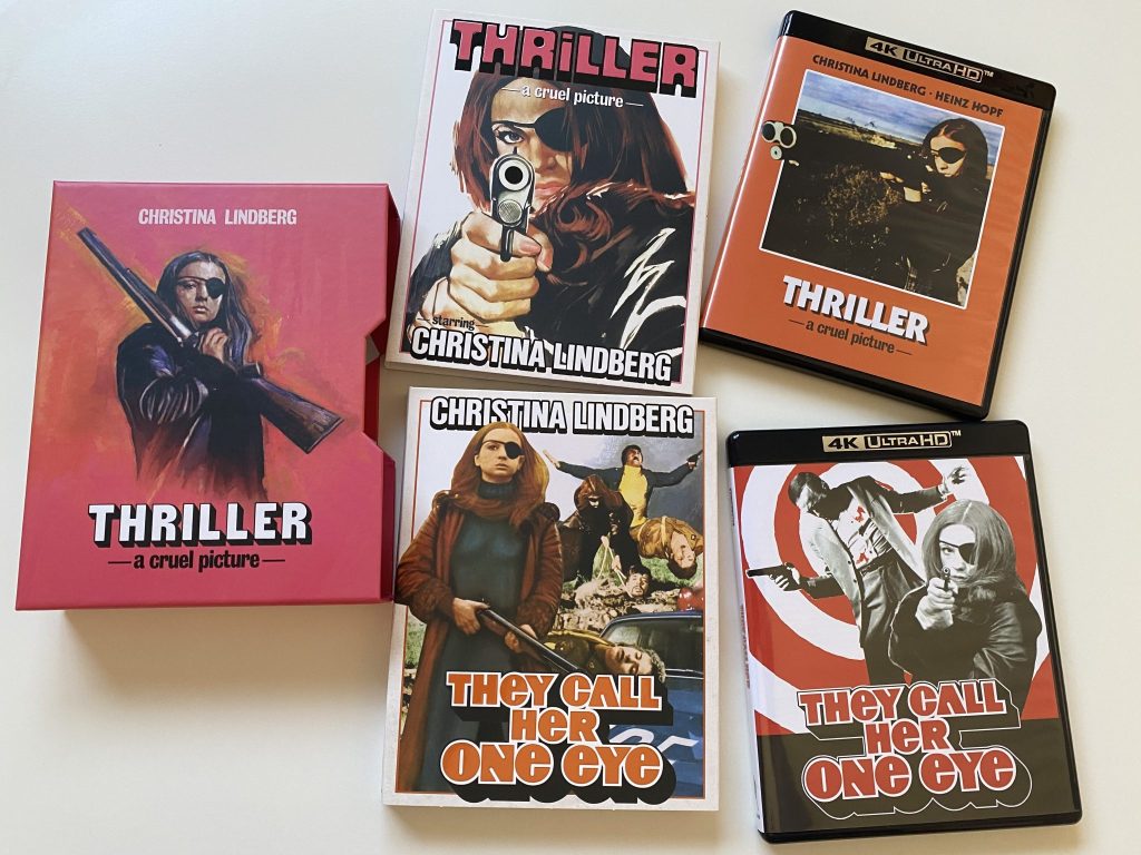 Conjunto box set UHD Thriller: A Cruel Picture, por Vinegar Syndrome