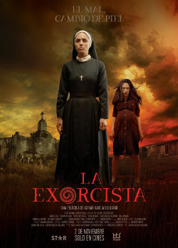 Póster de La exorcista, dirigida por Adrián García-Bogliano