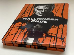 Halloween Ends steelbook Blu-ray portada abajo