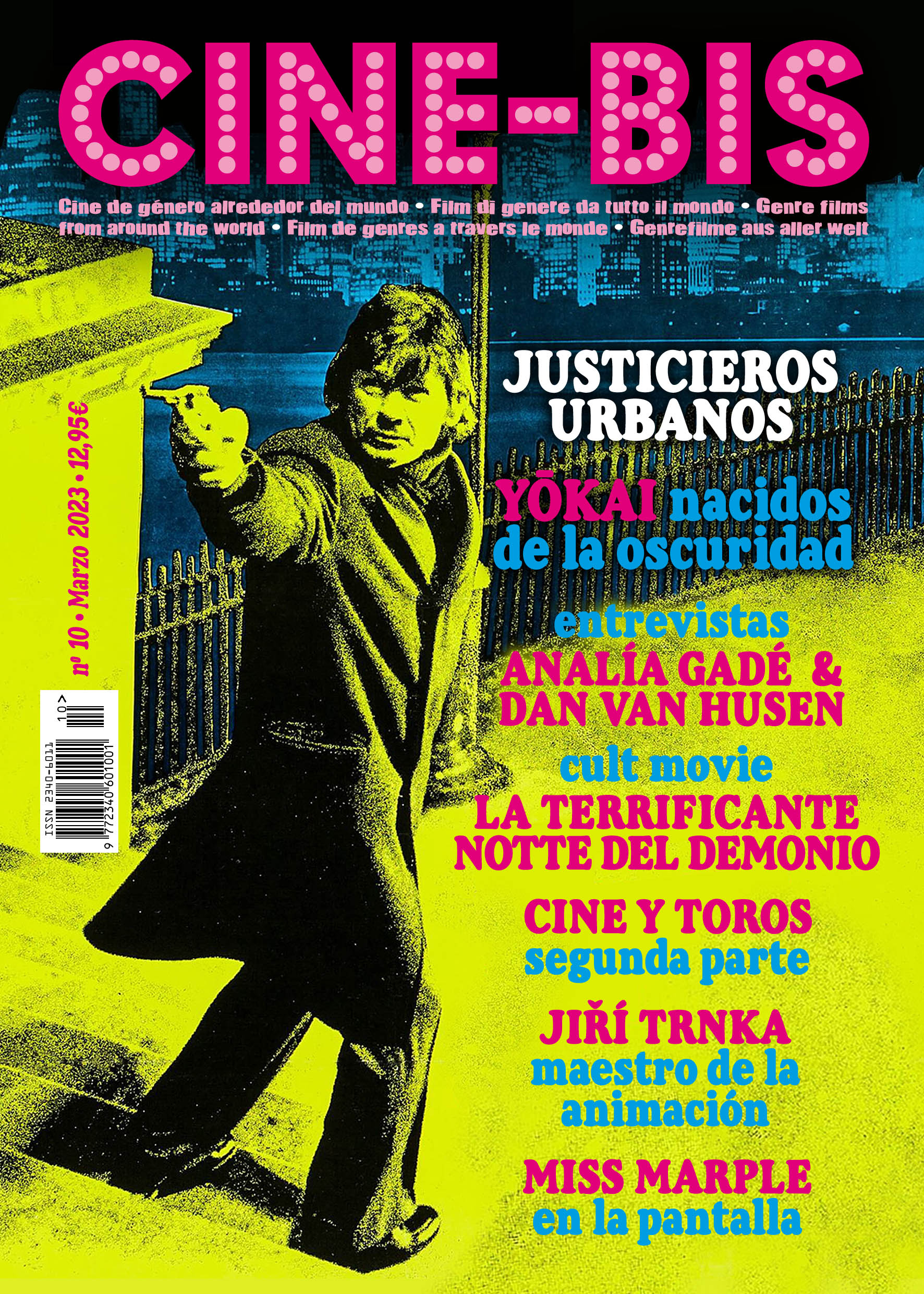 Portada del número 10 de la revista Cine-Bis
