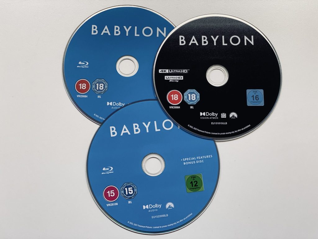 Babylon UHD steelbook discos