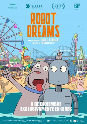 Póster de Robot Dreams, dirigida por Pablo Berger