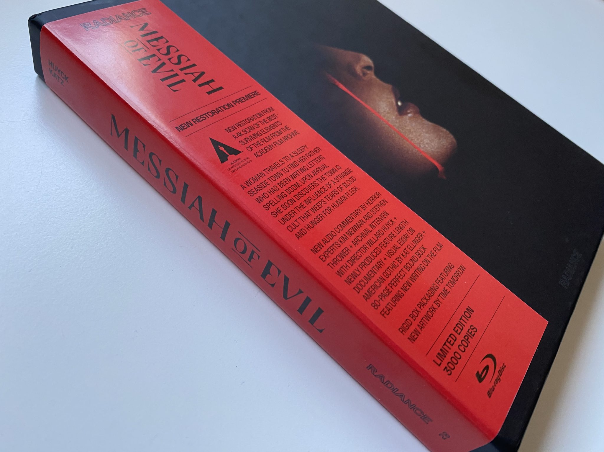 Messiah of Evil Limited Edition Box spine