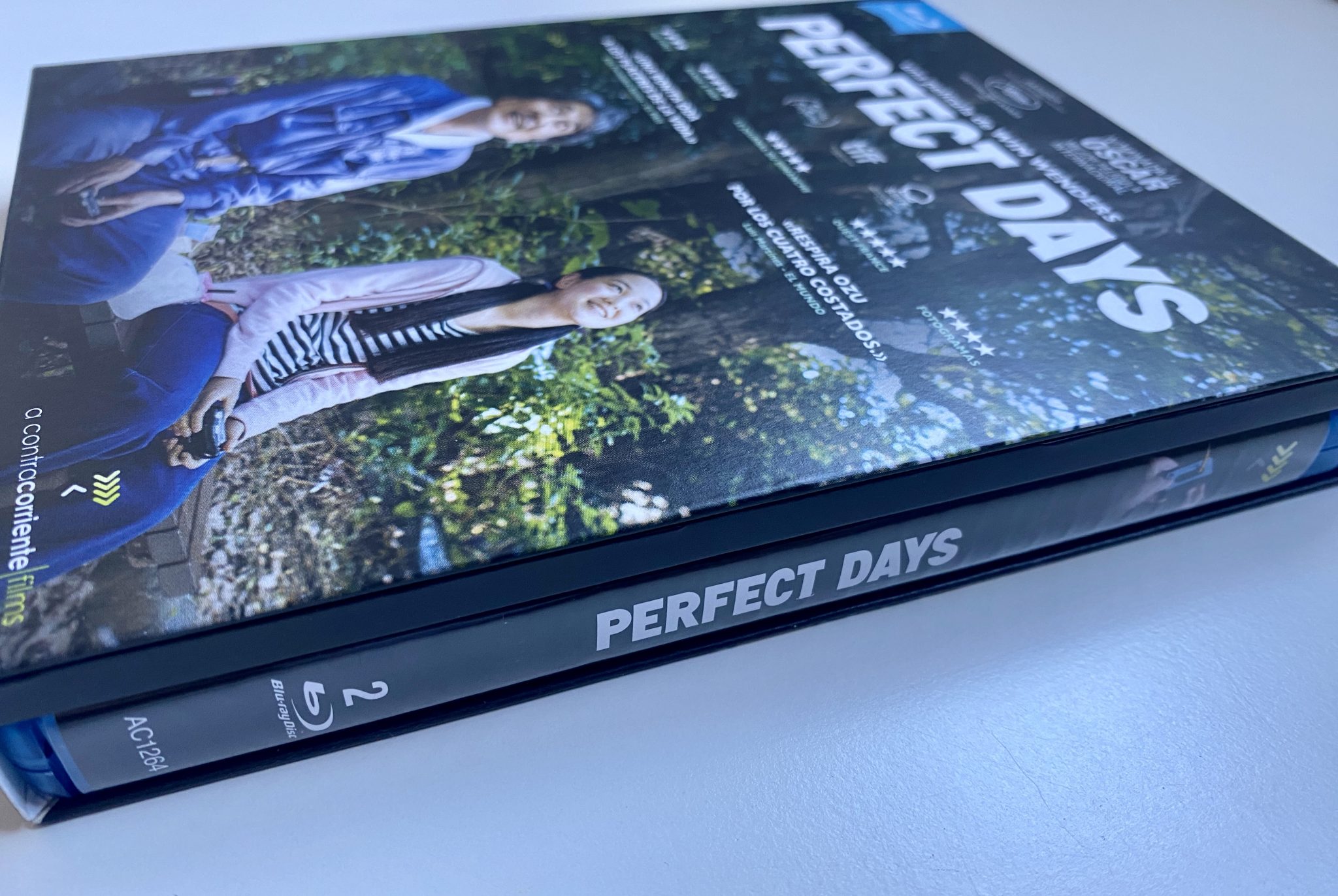 Perfect Days Blu-ray apertura funda