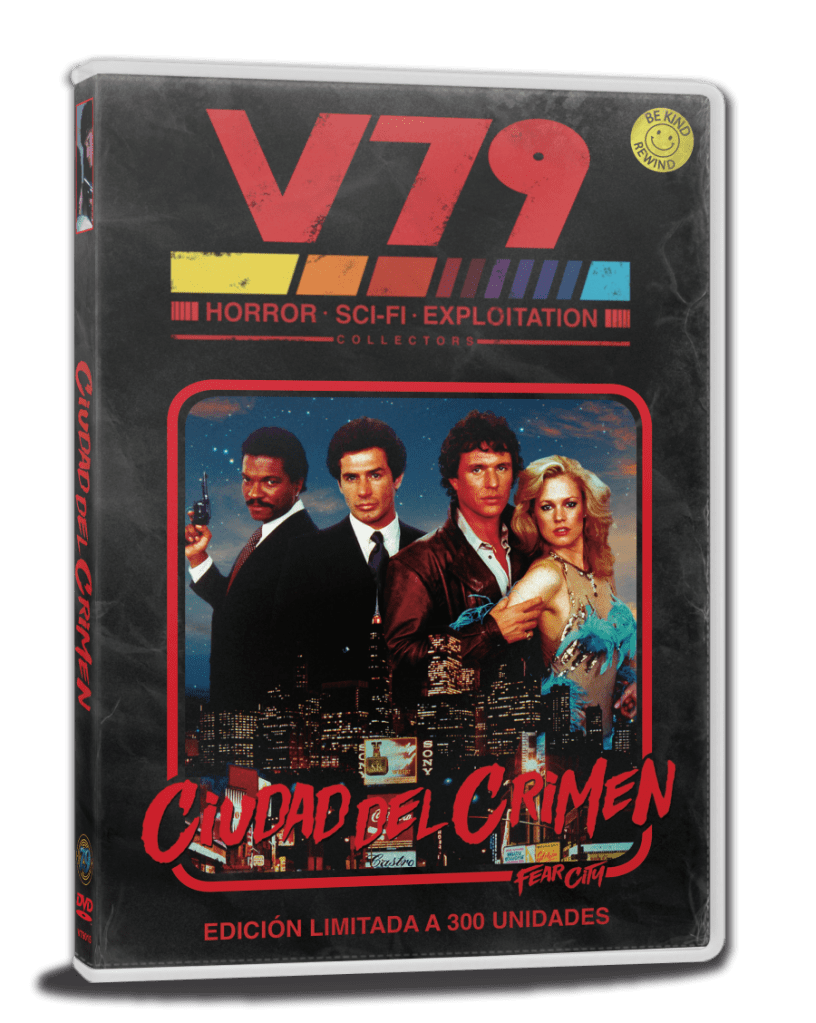 Portada del DVD de Ciudad del crimen, editada por El setanta-nou