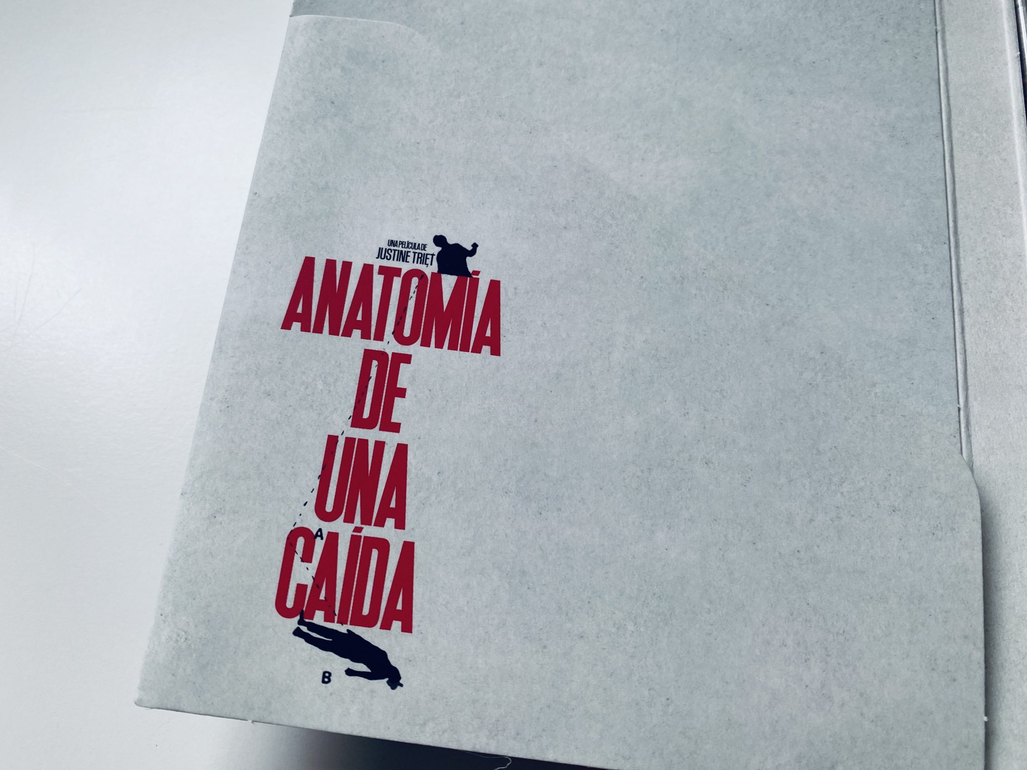 Blu-ray Anatomía de una caída detalle solapa digipack