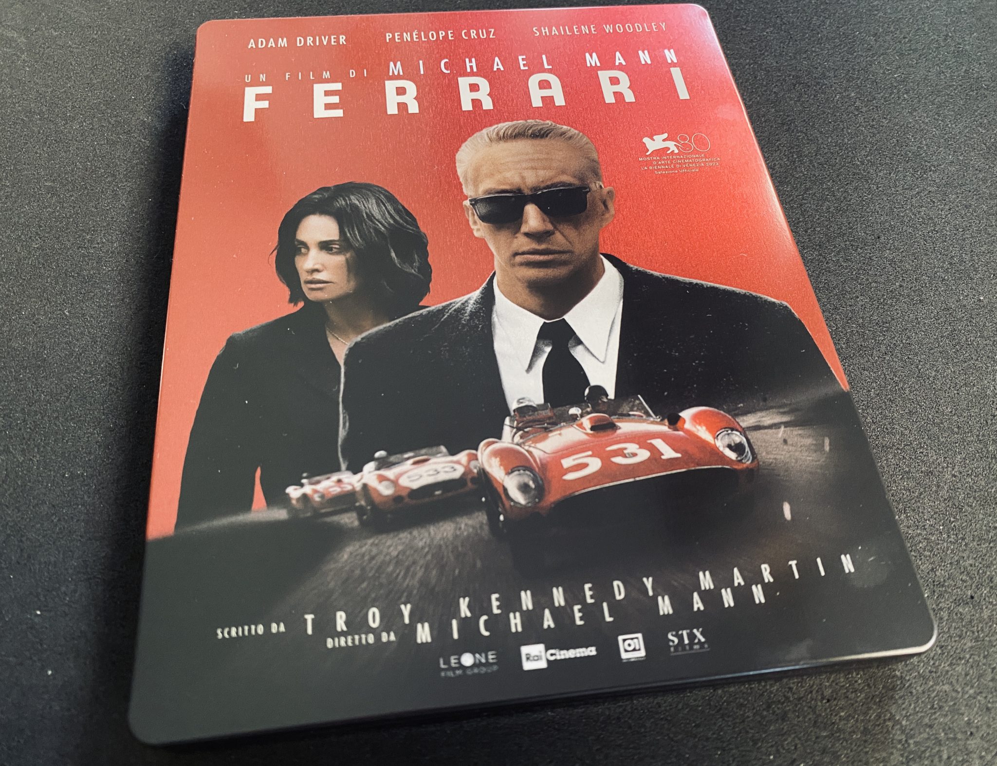 Ferrari steelbook 4K portada abajo
