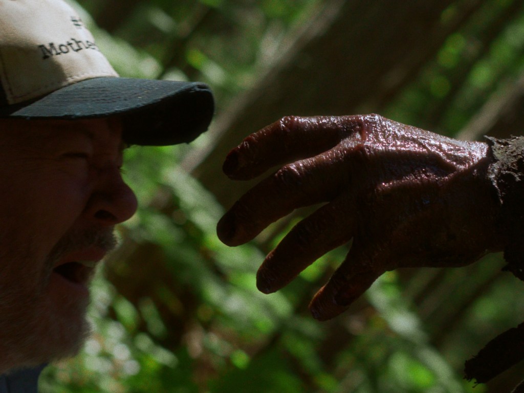 De naturaleza violenta mano ensangrentada