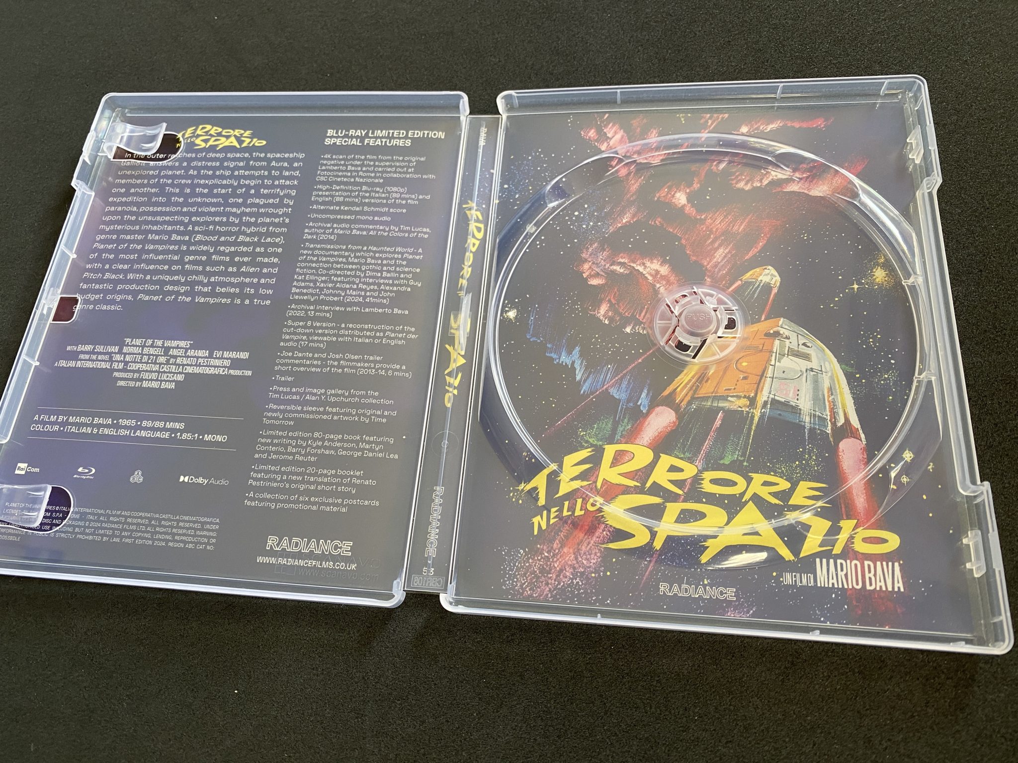 Planet of the Vampires Blu-ray scanavo interior
