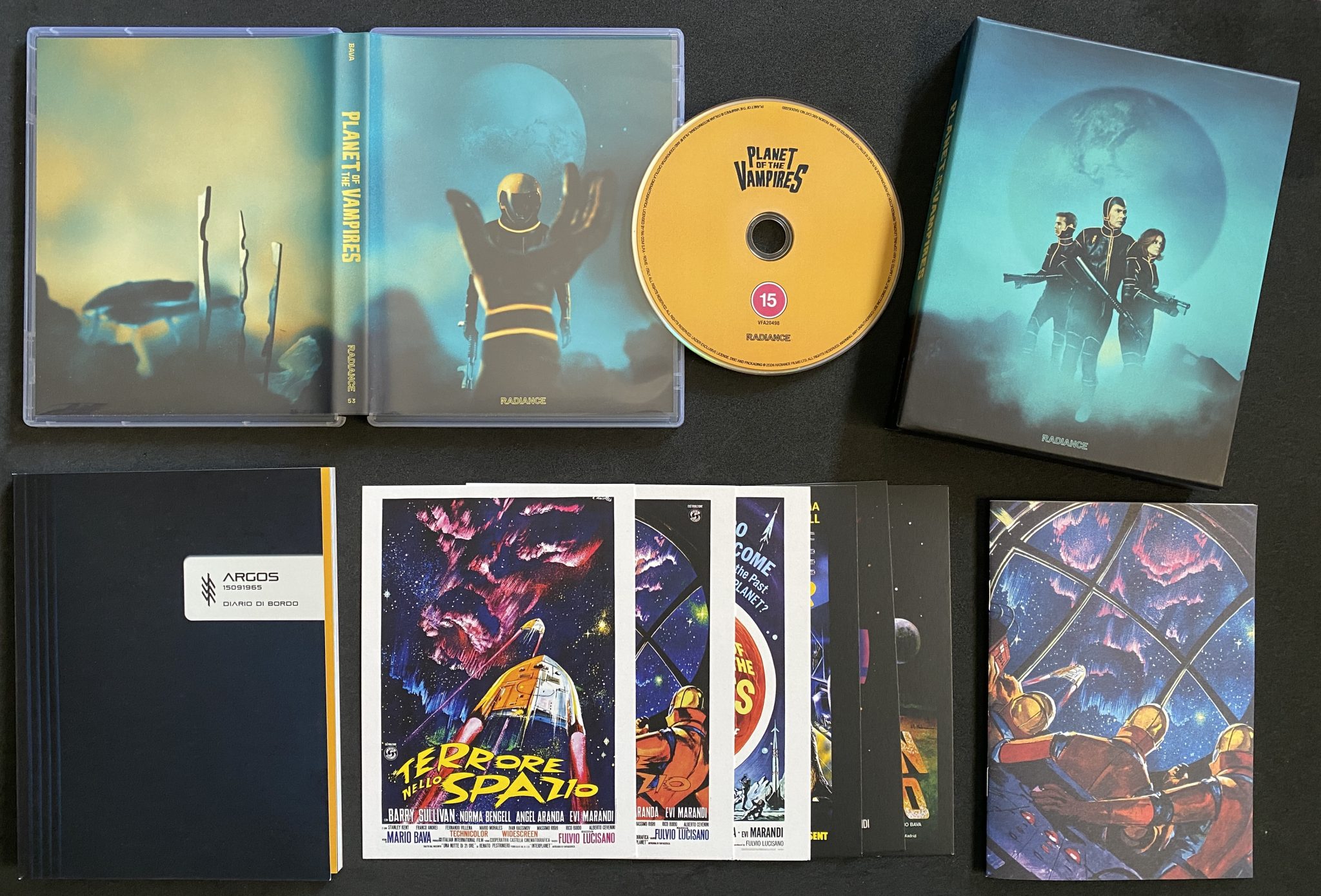 Planet of the Vampires Blu-ray box set conjunto