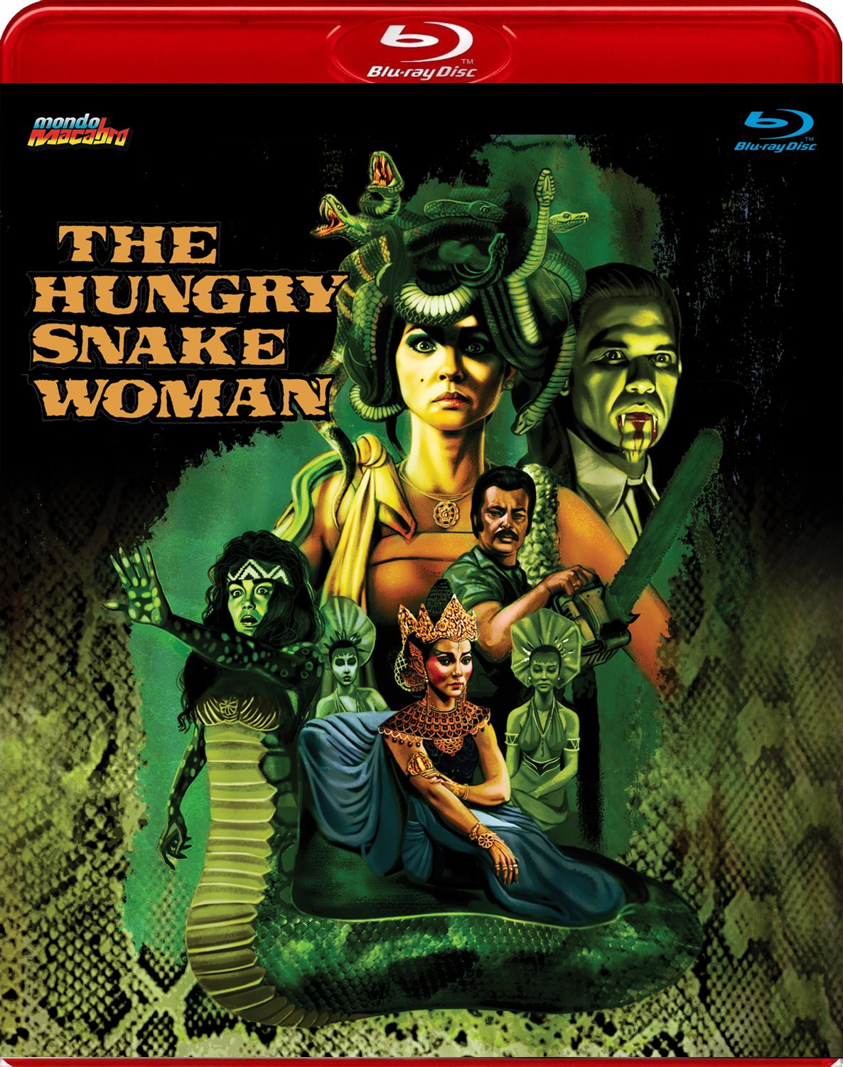 Póster de The Hungry Snake Woman, en Blu-ray por Mondo Macabro