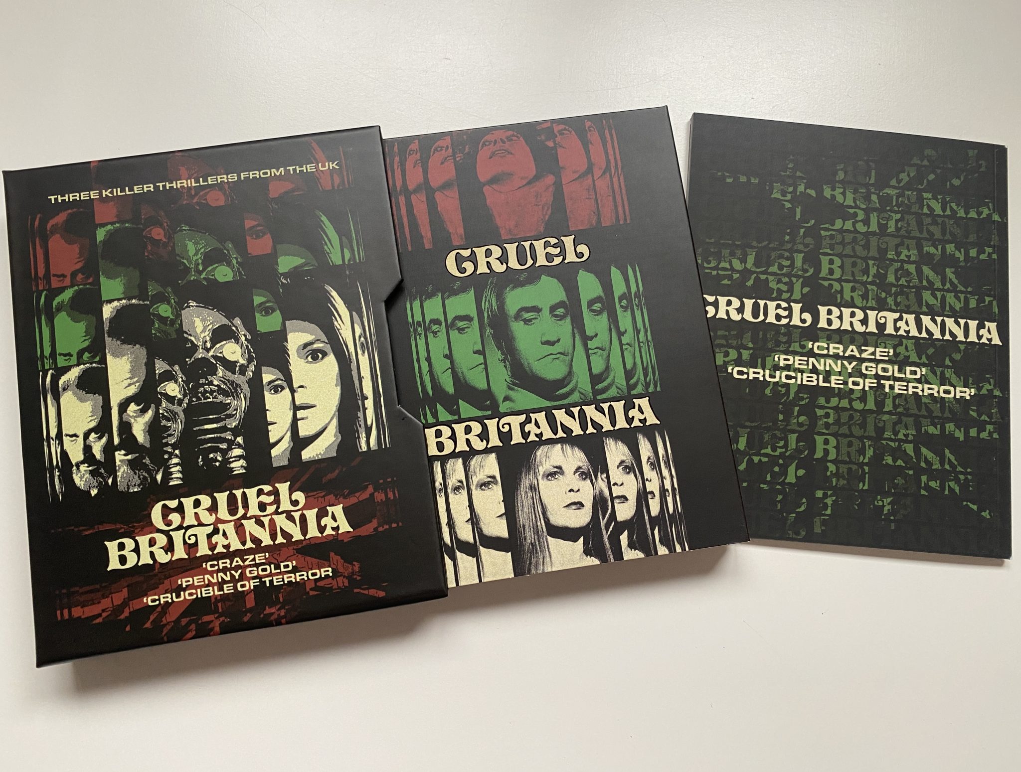 Cruel Britannia Blu-ray apertura pack