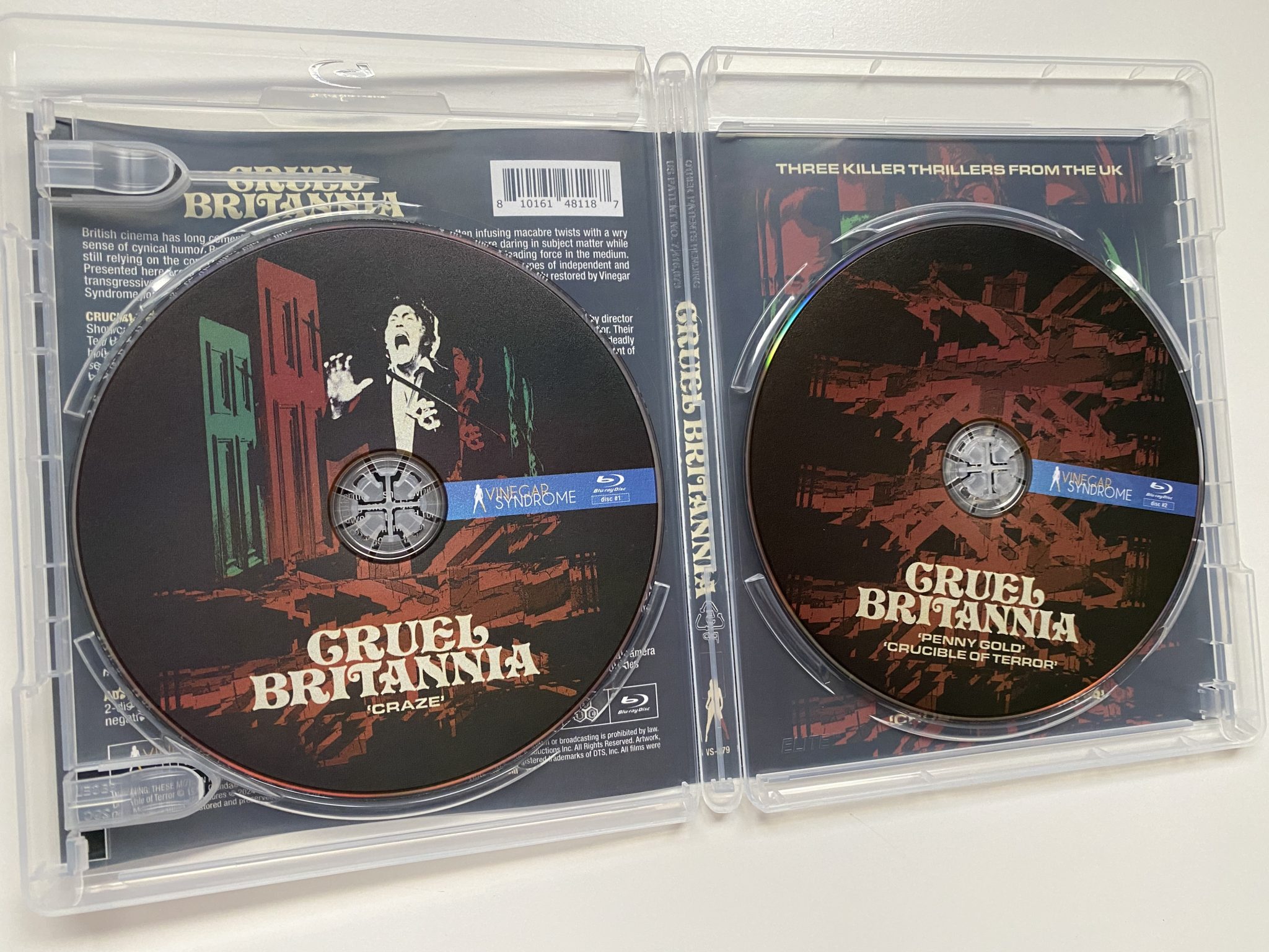 Cruel Britannia Blu-ray interior discos