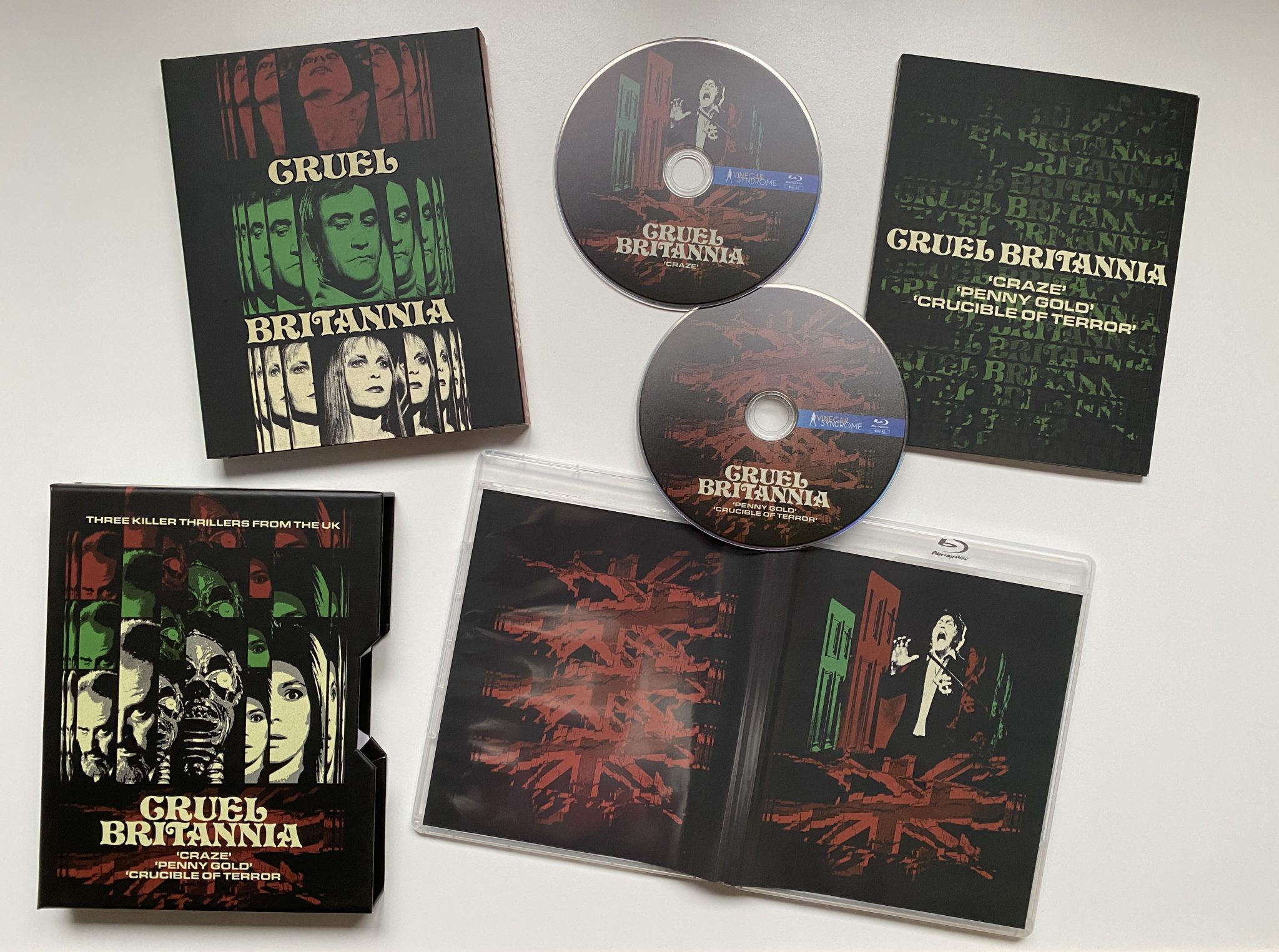 Cruel Britannia Blu-ray conjunto