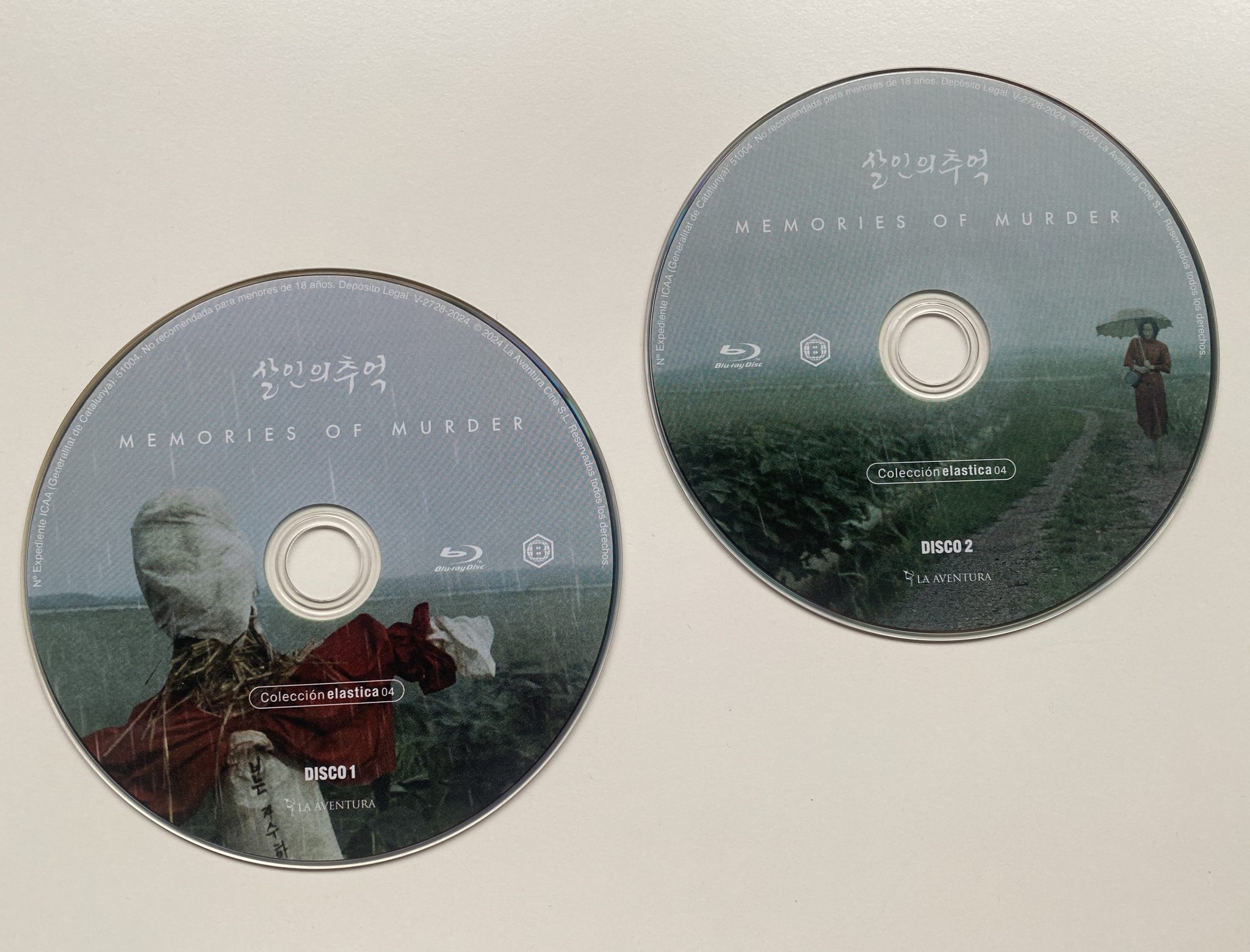 Memories of Murder Blu-ray discos