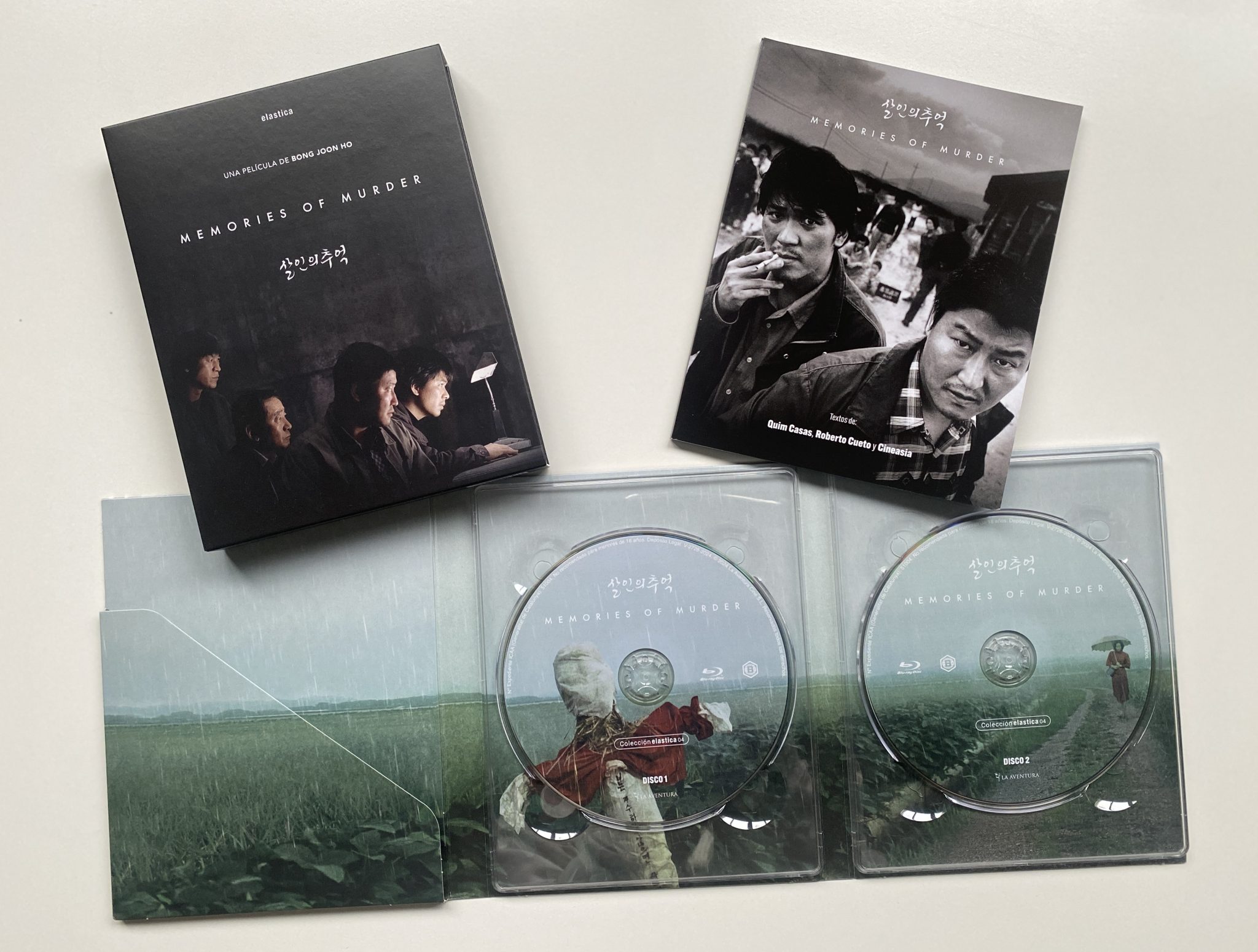 Memories of Murder Blu-ray conjunto