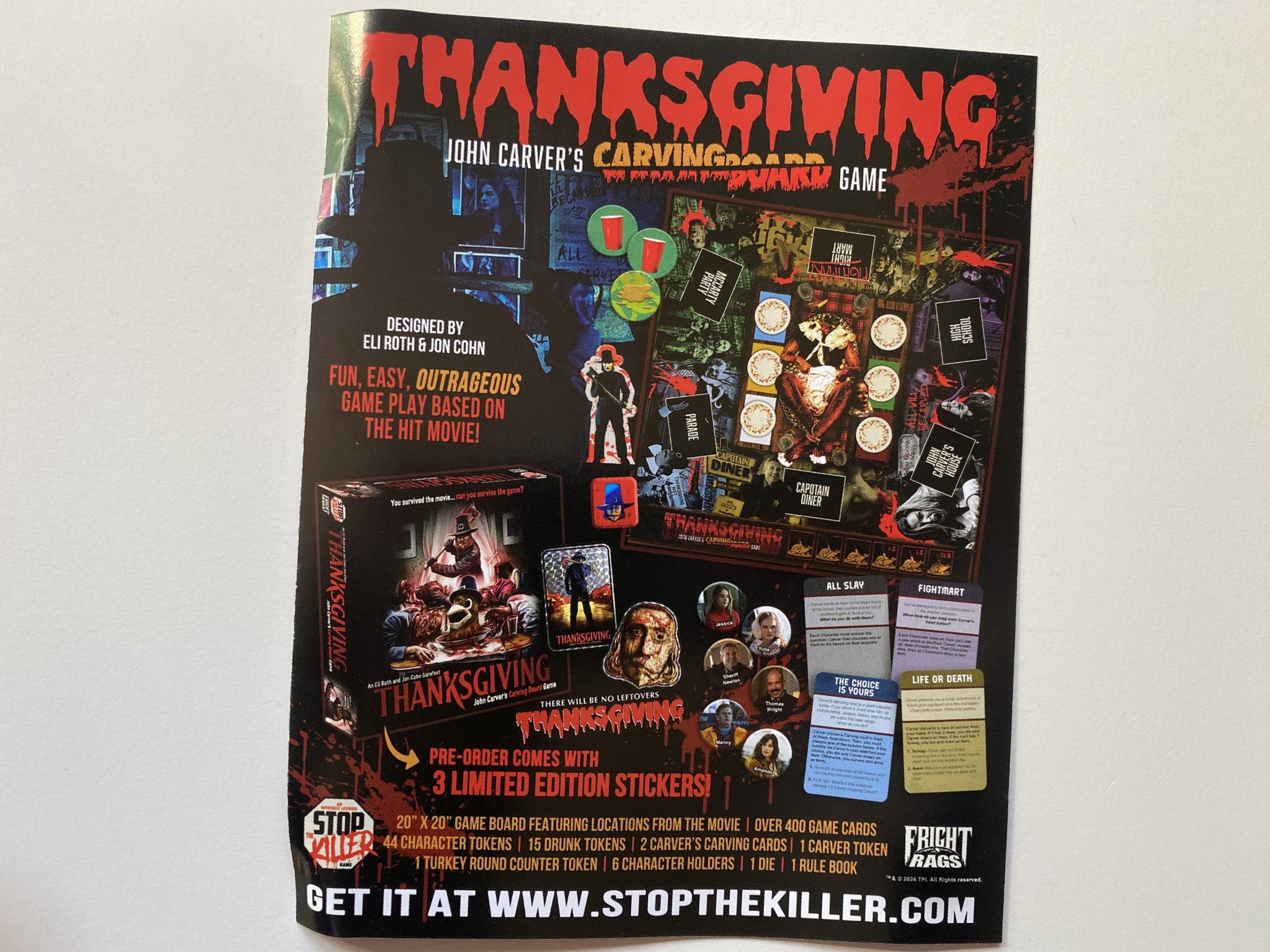 Black Friday Blu-ray steelbook hoja promocional