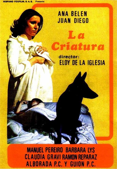 Cartel de La criatura, dirigida por Eloy de la Iglesia