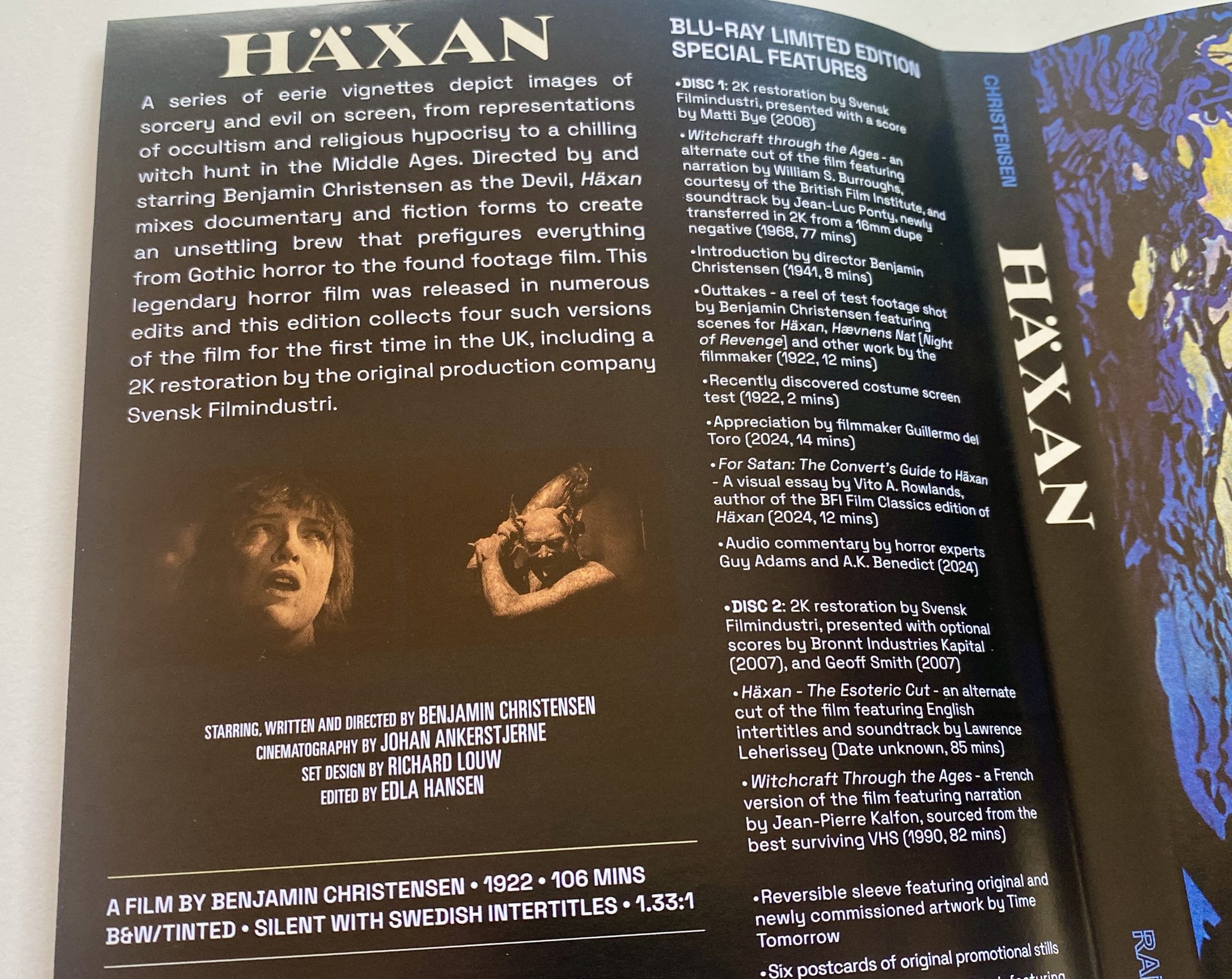 Häxan Blu-ray box set Radiance amaray detalles