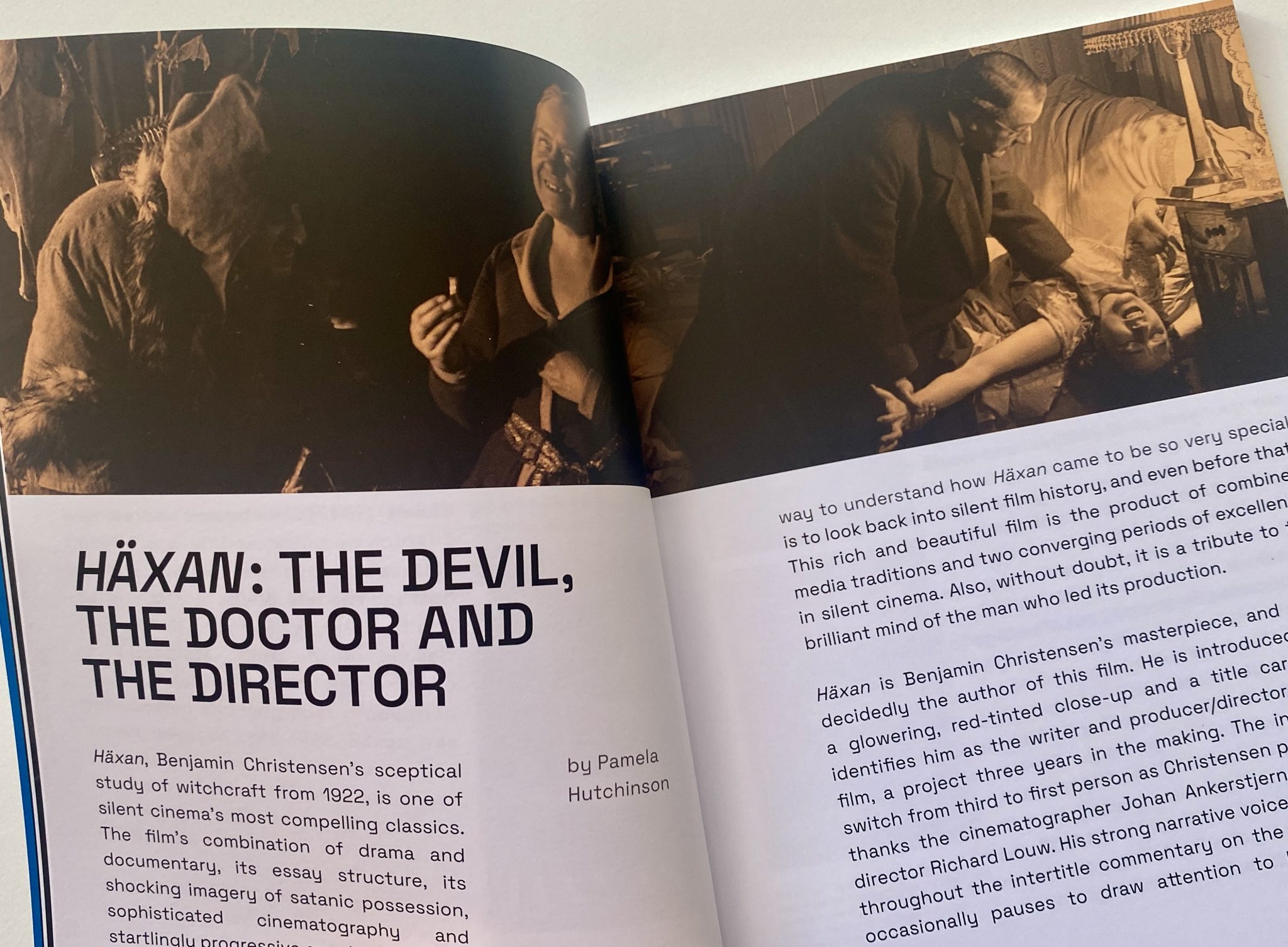 Häxan Blu-ray box set Radiance páginas interiores libro 2