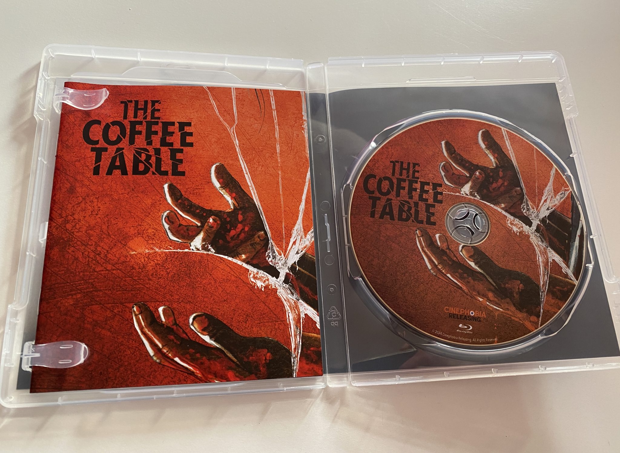 La mesita del comedor Blu-ray apertura amaray